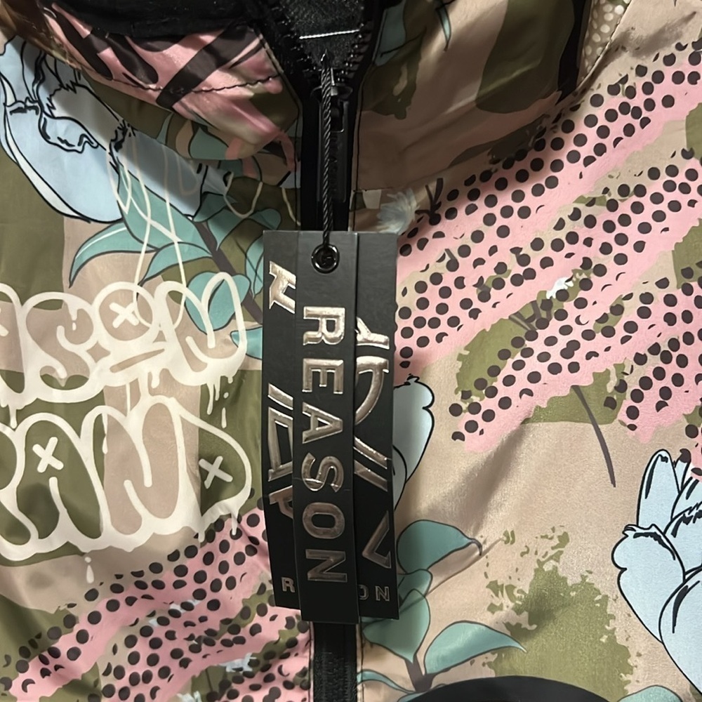 Unisex REASON Windbreaker Hooded Jacket - Picture 3 of 9